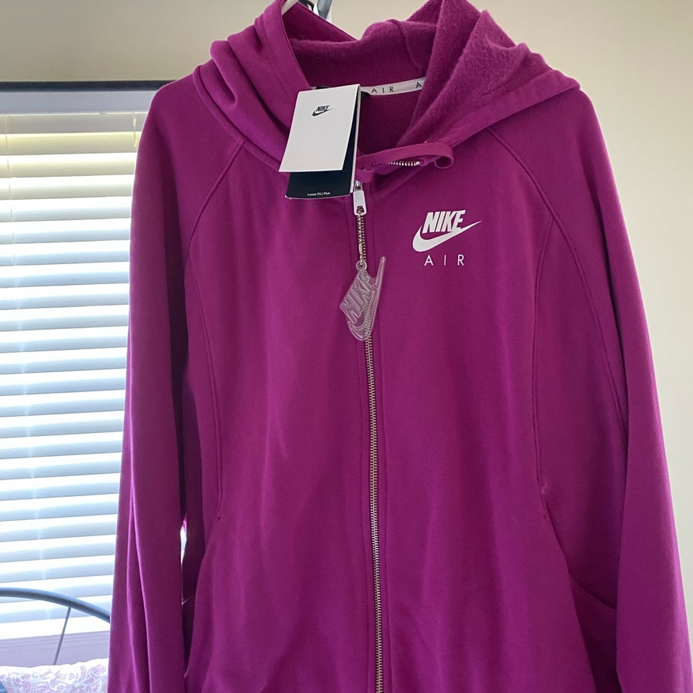 Nike Magenta/Purple Zip Hoodie